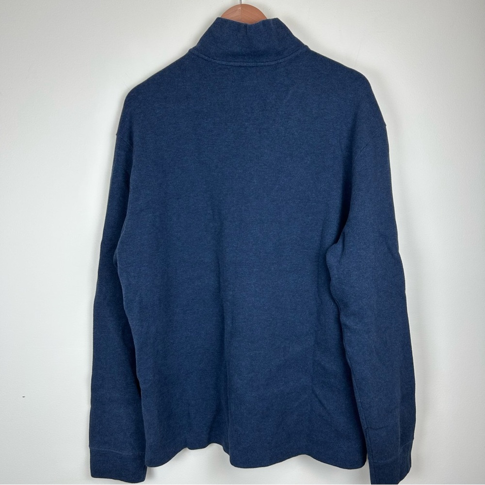 Polo Ralph Lauren Mens Navy Estate Quarter-Zip Pullover sz XL Preppy Old Money - Picture 3 of 10